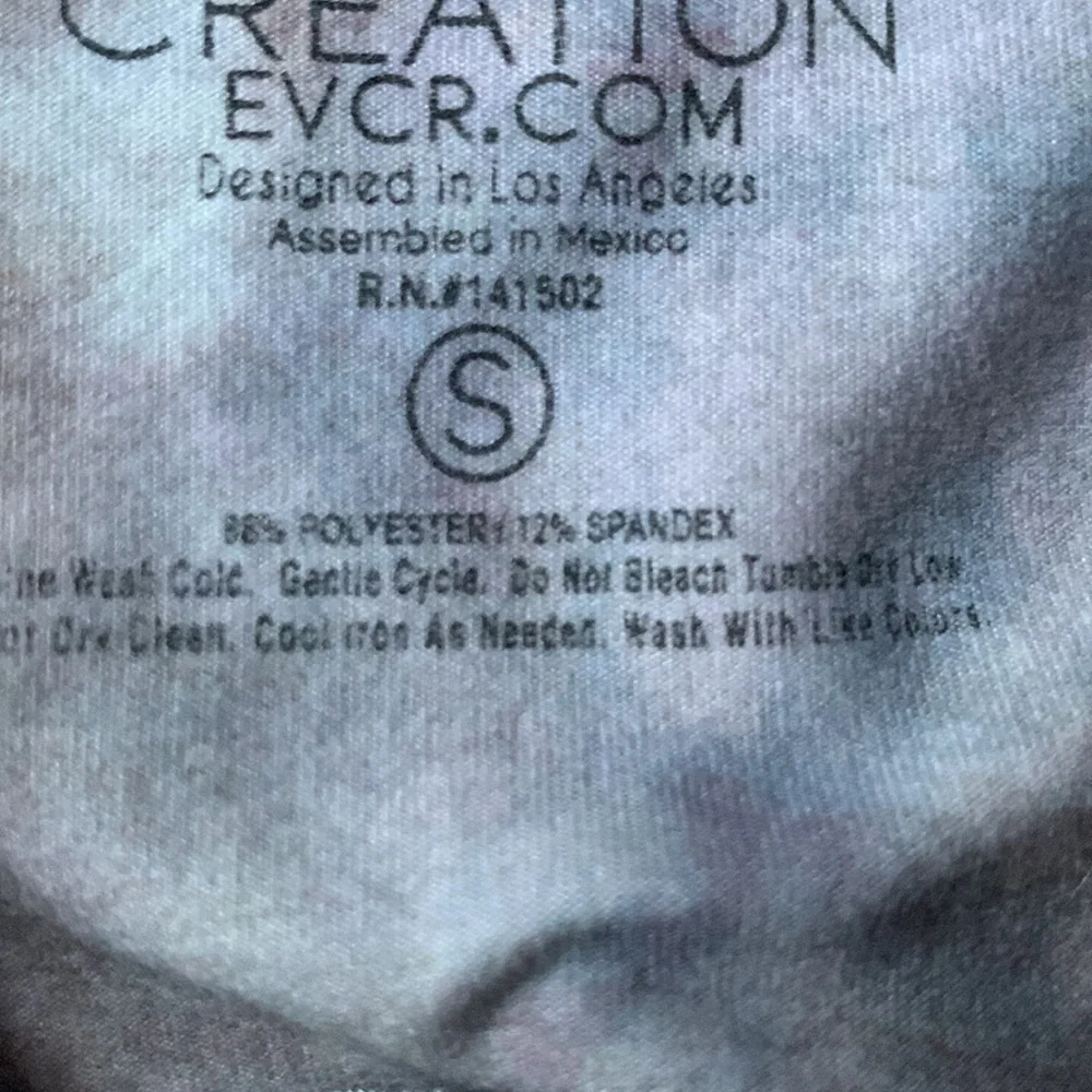 EVOLUTION AND‎ CREATION  Womens Tie Dye Biker Shorts Size Small